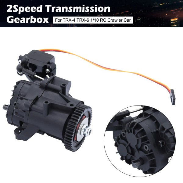 For Traxxas 2 Speed Transmission Gearbox With Servo For 1/10