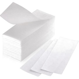 Professional Waxing Paper Strips, Skin-friendly and Tear-Resistant Hair Removal Strips tool, Facial Leg Wax Paper, Body Wax Strip hair Removal Paper for Leg, Chest, Back, and Face (100 Pcs)