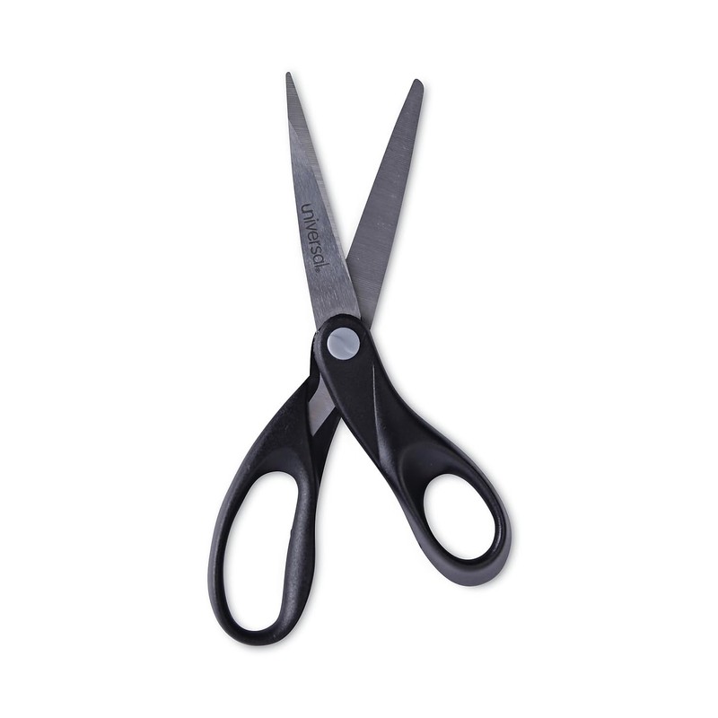 Universal Scissors, 8", Straight, Stainless Steel