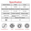 Heschen PR08-1.5DO Inductive Proximity Sensor Cylindrical Type DC 12-24V 2-Wire
