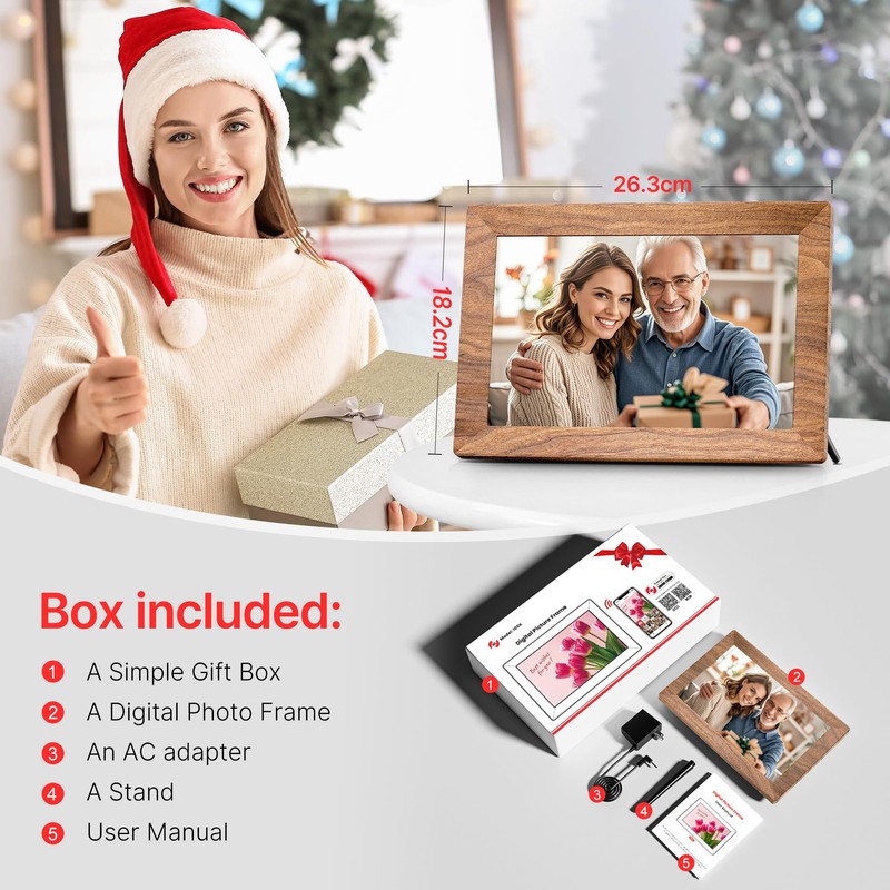 Frameo 10.1 inch WiFi Digital Photo Frame -1280 * 800