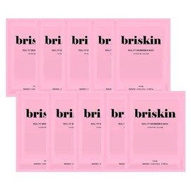 briskin Real Fit Secondskin Moisturizing Mask Sheet 10 Sheets - Secondskin Moisturizing Mask