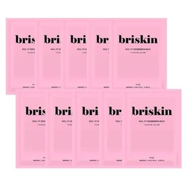 briskin Real Fit Secondskin Moisturizing Mask Sheet 10 Sheets - Secondskin Moisturizing Mask