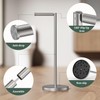 Evolvegoods Brushed Nickel Toilet Paper Holder Stand, Freestanding Toilet Paper