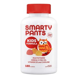 Smarty Pants Multivitamínico Niños Con Omega3 D3 180 Gomitas Sabor Naranja, Limón Y Fresa