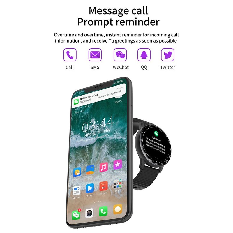 Smart Watch H30 Pedometer Bluetooth Wearable Watch with Large 1.3