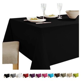HomeDirectIE Extra Large Easy-Care Quality Rectangular Fabric Tablecloth Table Cover 140x240cm 55"x94"