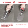 Goldblatt 2 Pieces Pool Trowel Stainless Steel with Soft Grip