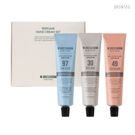W Dressroom Hand Cream 3 Type Cotton Peach Musk Gift Set 30ml / 더블유드레스룸 핸드크림 3종 코튼 피치 머스크 선물 세트 30ml