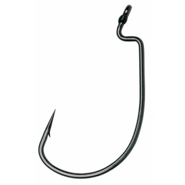 VMC, Heavy Duty Wide Gap Hook, 4/0 Hook Size, Black/Nickel, Package of 5 (HDWG#4/0BNPP)