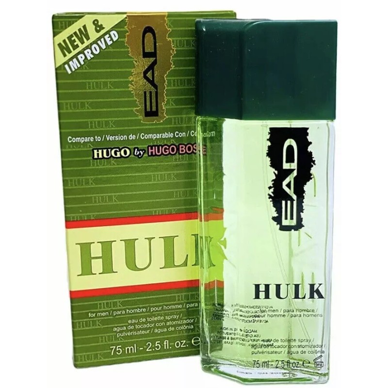 EAD HULK men's designer 2.5 oz EDT cologne spray by