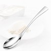 YCHLonlive Quenelle Spoon, 8.82 Inch Stainless Steel Rocher Spoon, Dessert