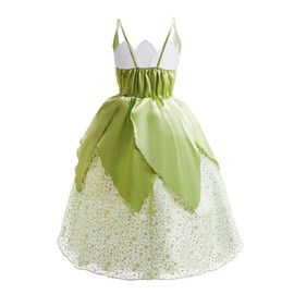 Lito Angels Princess Tiana and the Frog Fancy Dress Up Costume for Kids Girls Age 4-5 Years (Tag Number 100)