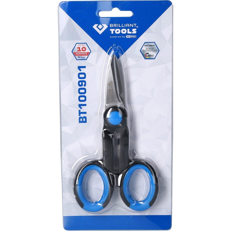 BRILLIANT TOOLS BT100901 Universal Scissors [Powered by KS Tools]