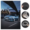 2 x 2.5 inch round 3-hole exhaust muffler flange gasket