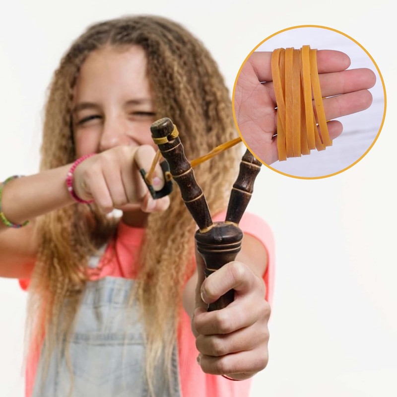 Pack of 100 Rubber Bands Strong 10 cm Rubber Bands