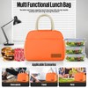 douyadady Lunch Bag Women/Men Lunch Box Women/Men (orange)