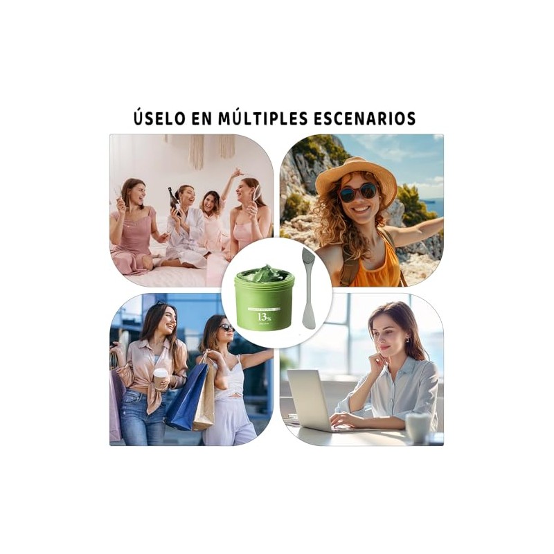 Mascarilla De Arcilla Para Cara, Bubble Deep Cleansing Mask, Mascarilla