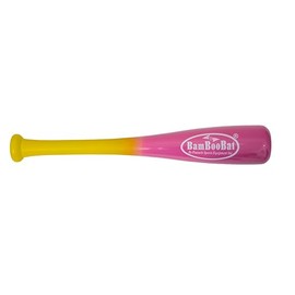 BamBooBat by Pinnacle Sports Equipment INC. Adult Baseball and Softball Wood One Hand Training Bat- 18 Inch or 21 Inch