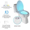 JacobsParts Bathroom Night Light Toilet Bowl Lamp 8 Color LED