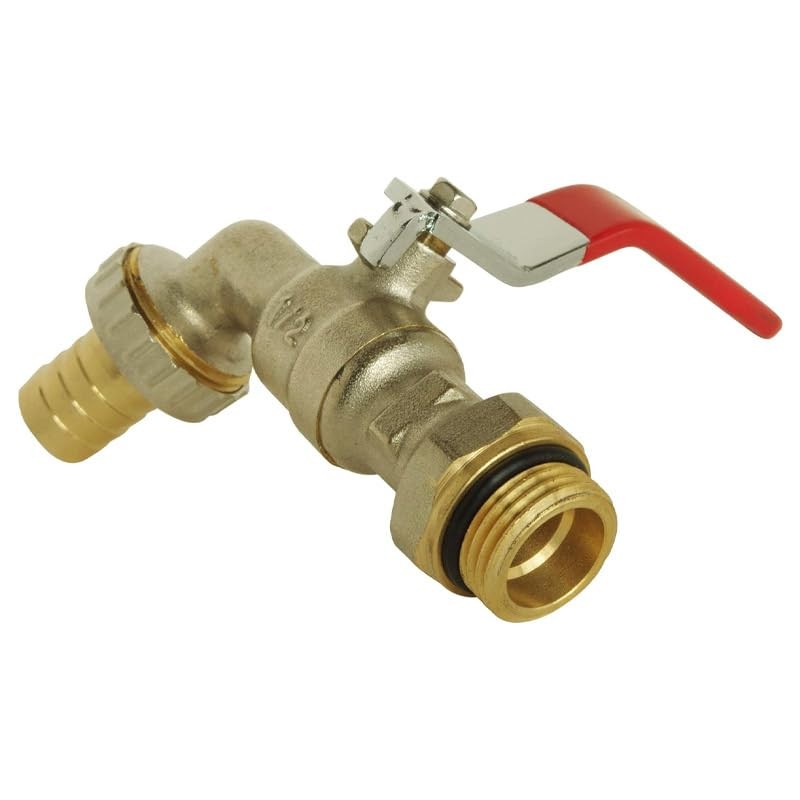 SOMATHERM Robinet d'Arrosage - 1/4 de Tour - Auto-Etanche 1/2'-3/4'