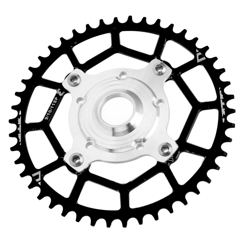 Aluminum Alloy 46T 104 BCD Chainring and Adapter Replacement for