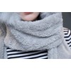 3 In 1 Winter Hoodie Hat Scarf Gloves Set Soft