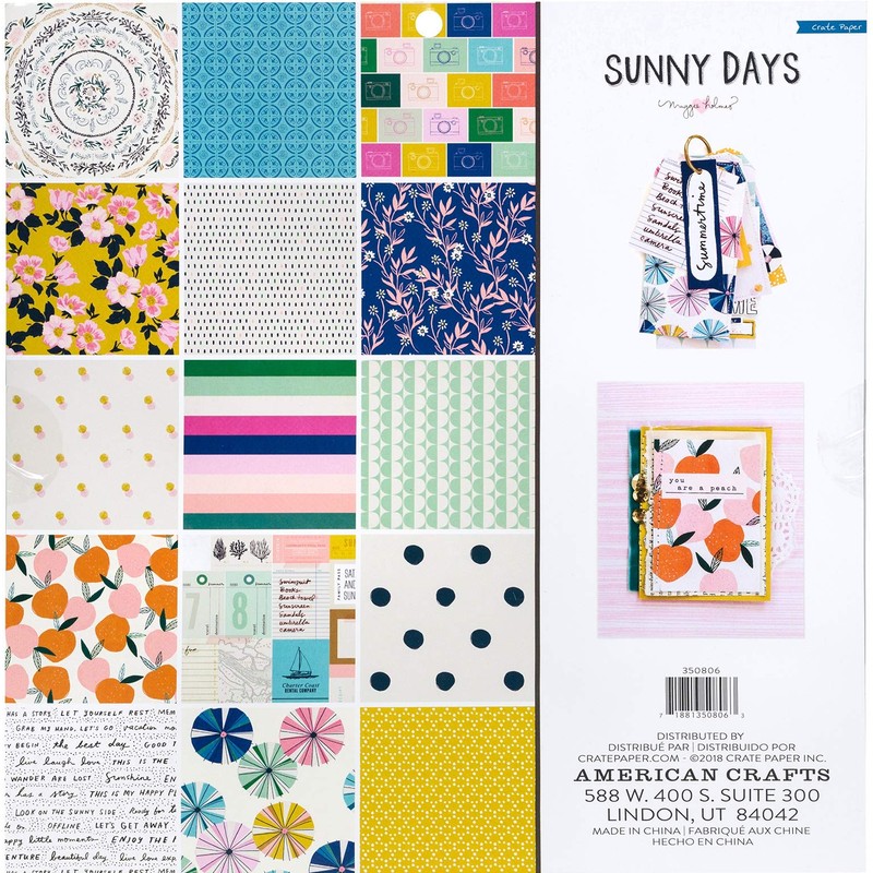 Crate Paper Papel PAD 12X12, Maggie Holmes Sunny Days
