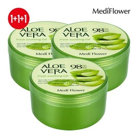 Mediflower 알로에베라 98 프레시 수딩젤 300mlx3 Aloe Vera 98 Fresh Soothing Gel 300ml x 3