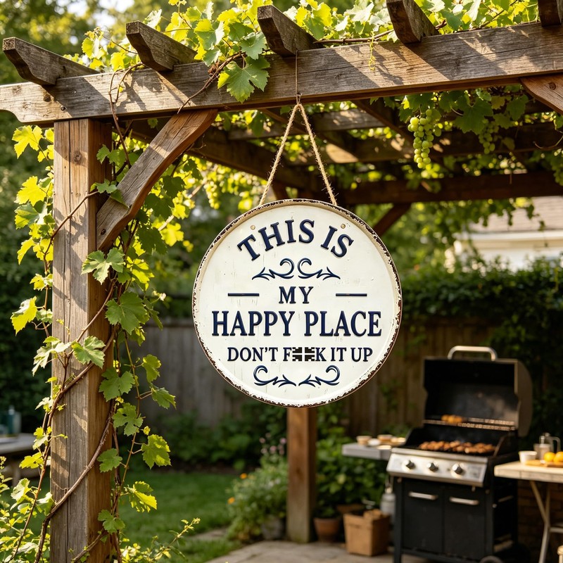 This Is My Happy Place Don'T F It Up Funny