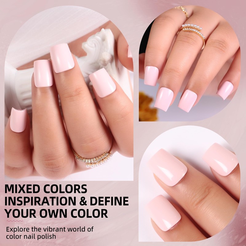 DouborQ Nail Polish Long-lasting Nail Art Varnish (22, 0.35 Fl