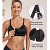 Lemorosy Women's Bra Without Underwire Front Closure Large Sizes Strong