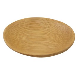 TableCraft BAMDRBAM2 Cash & Carry Disposable Plate, 1/2 oz., 2-1/2" Dia., Round, eco-Friendly, Biodegradable, Bamboo (Pack of 48), 4 Pack per case