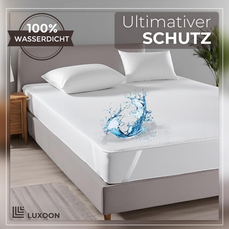 Luxoon Waterproof Mattress Protector | Breathable Mattress Topper 180 x
