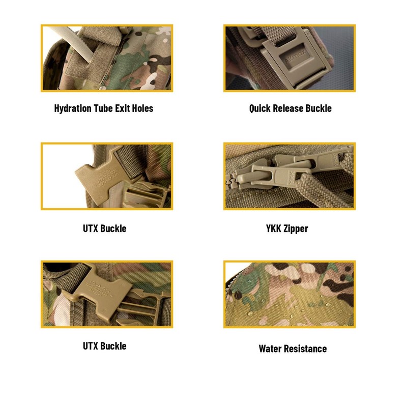 MT Military Army MOLLE 2 Tactical Assault Backpack, Rifleman 3