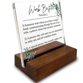 Work Bestie Gifts for Women Coworker Leaving Gifts for Women Funny Sarcastic Farewell Gifts for Coworkers Leaving Going Away Gift Good Luck Gifts for Coworker Woman Colleague Co Workers ZDS6