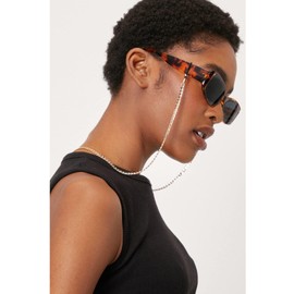 Glasses Chain for Women Men - Sunglasses Strap Face Mask Holder Lanyard Curb Chain Necklace, Anti-lost String for Glasses Retainer