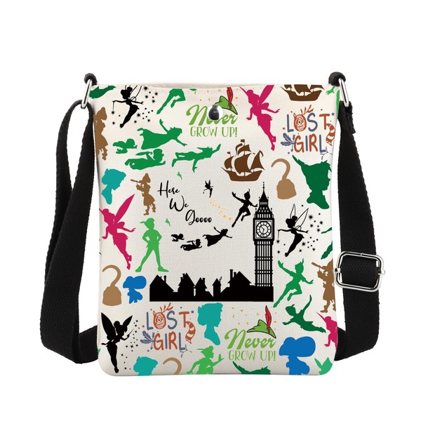 MBMSO Cartoon Movie Merch Peter Fairytales Inspired Crossbody Bag Pan