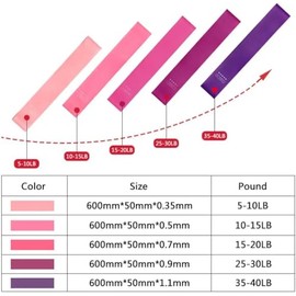 Bandas de Resistencia para Ejercicio Set de Ligas de Resistencia para Ejercicio en casa – Gimnasio en Casa Multifuncional – Ligas para Ejercicio Ideal