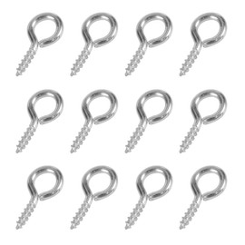 Screw Heaton 0.2 x 0.4 inches (5 x 10 mm), Set of 200, Silver, Heaton, Screws, Hooks, Accessories, Parts, Metal Fittings, UV Resin, DIY, Handmade, Craft Supplies (Silver, 0.2 x 0.4 inches (5 x 10 mm)