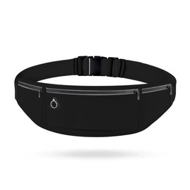 Laufgürtel für Handy, Lauftasche, Hüfttasche für Jogging, Sport Jogging Gürtel, Running Belt, Fitnessgürtel, Handytasche, Geeignet für Mobiltelefone verschiedener Modelle und Größen (Schwarz)