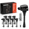 A-Premium Set of 8 Ignition Coil Pack and Iridium Spark