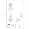 TOTO THY276R Washing Machine Faucet Fitting with Emergency Water Stop
