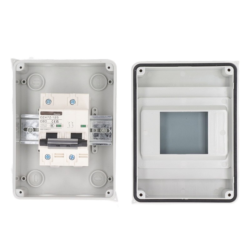 80A 2P Miniature Circuit Breaker IP65 Waterproof 1000VDC Disconnect Switch