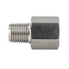 Yoebor Stainless Steel 304 Gauge Adapter, Covert NPT to Metric