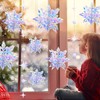 18pcs Winter Christmas Hanging Snowflake Decorations, 3D Holographic Snowflakes for