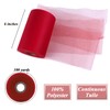 Red Tulle Fabric Roll 6" by 100 Yards (300 ft)