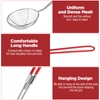 2Pcs Stainless Steel Hot Pot Strainer Spoons Boba Scoop with