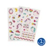Legami - Temporary Tattoos for Kids Unicorn Theme, Washable, Sweat