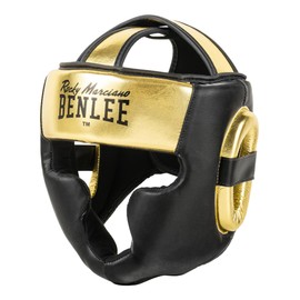 Benlee Head Guard Faux Leather Blance Black/Gold S/M